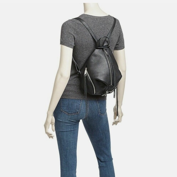 Rebecca Minkoff Julian Leather Backpack - Black
